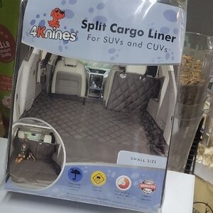 Gray Split Cargo Liner for SUVs and CUVs